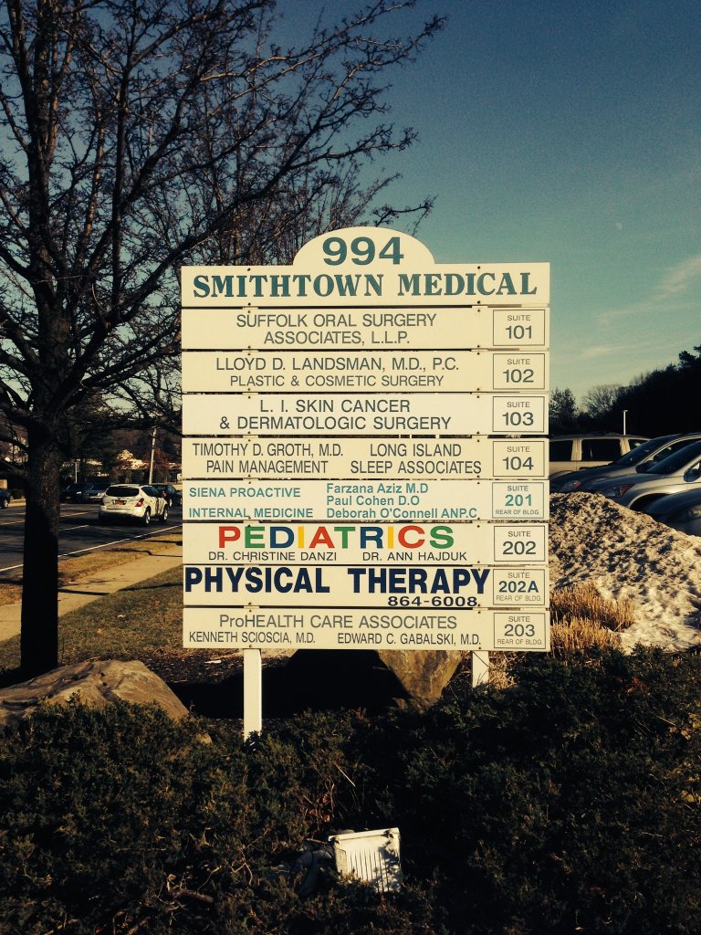 Smithtown office sign